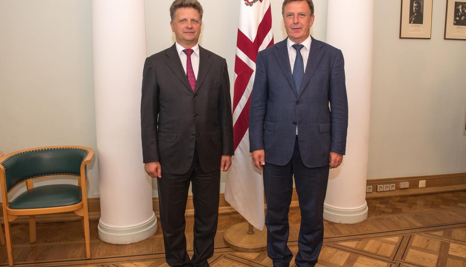 Ministru prezidents tiekas ar Latvijas – Krievijas Starpvaldību komisijas līdzpriekšsēdētāju