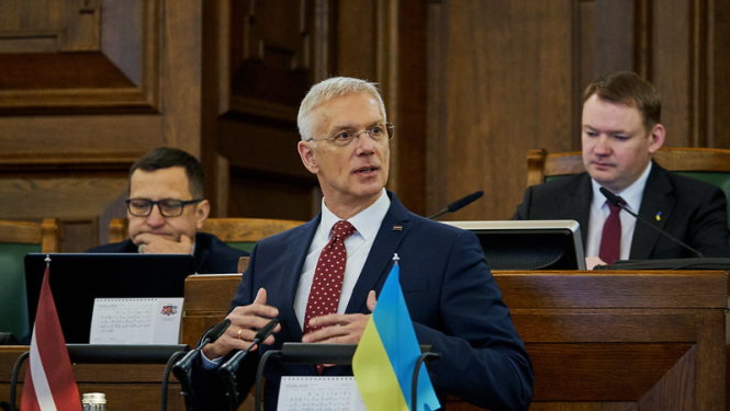 Ministru prezidents Krišjānis Kariņš piedalās Saeimas sēdē