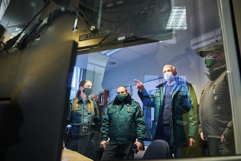 Ministru prezidents Krišjānis Kariņš apmeklē Latvijas- Baltkrievijas robežu