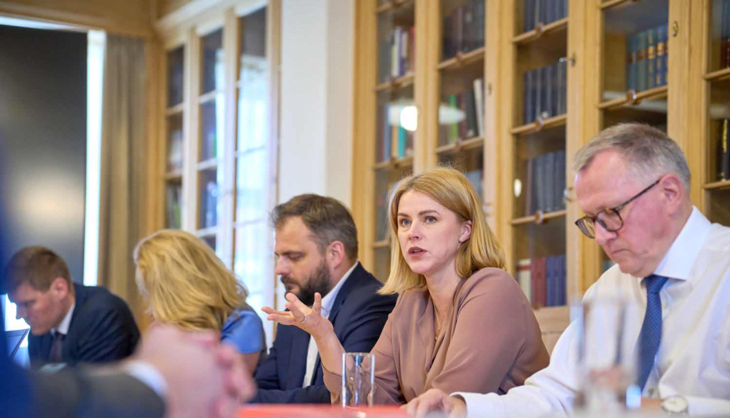 Ministru prezidente Evika Siliņa vada Sadarbības sanāksmi