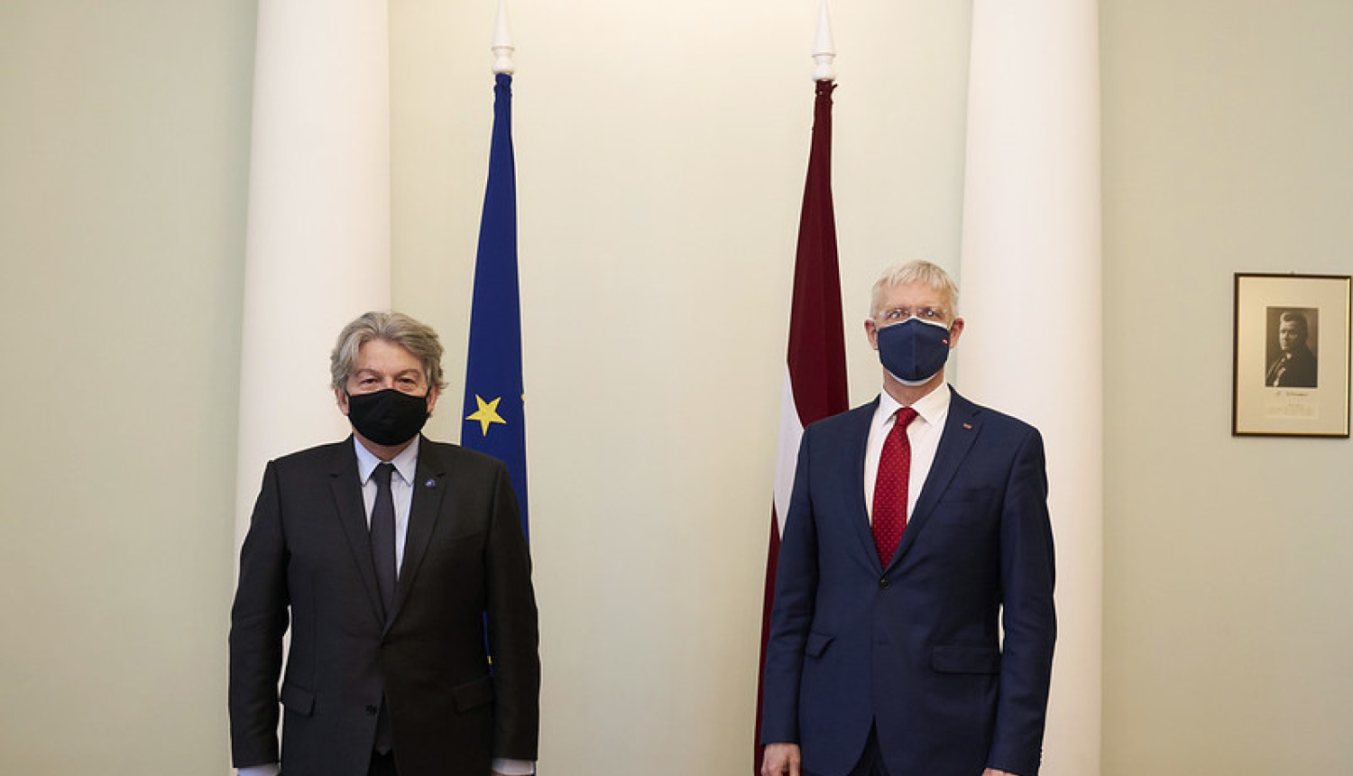 Kariņš tiksies ar EK iekšējā tirgus komisāru Bretonu