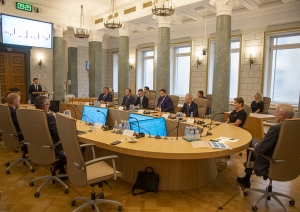Foto: Latvijas valdības un Ārvalstu investoru padomes Latvijā (FICIL) augsta līmeņa sanāksme Ministru kabinetā