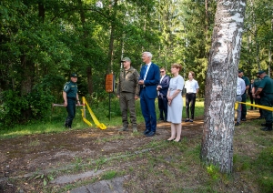 Ministru prezidents Krišjānis Kariņš, Iekšlietu ministre Marija Golubeva apmeklē Austrumu robežu
