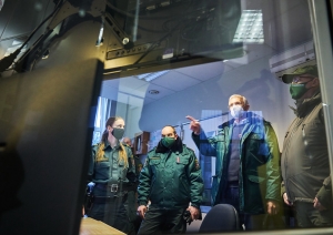 Ministru prezidents Krišjānis Kariņš apmeklē Latvijas- Baltkrievijas robežu