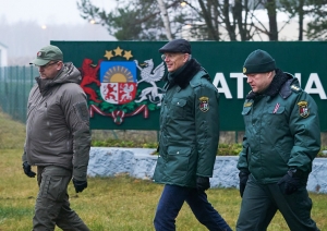 Ministru prezidents Krišjānis Kariņš apmeklē Latvijas- Baltkrievijas robežu