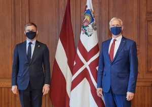 Krišjānis Kariņš un Gatis Eglītis