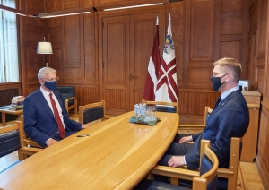Krišjānis Kariņš un Gatis Eglītis