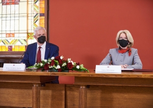 Krišjānis Kariņš un Ināra Mūrniece