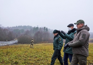 Ministru prezidents Krišjānis Kariņš apmeklē Latvijas- Baltkrievijas robežu