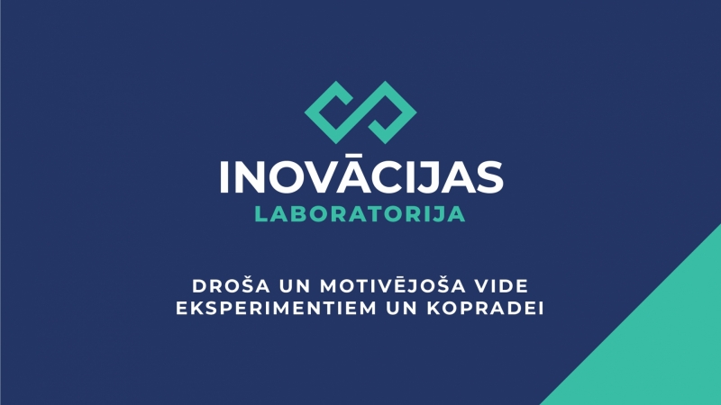 Uzraksts "Inovācijas laboratorija"