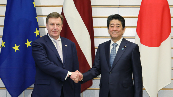 Ministru prezidents Māris Kučinskis tiksies ar Japānas Ministru prezidentu