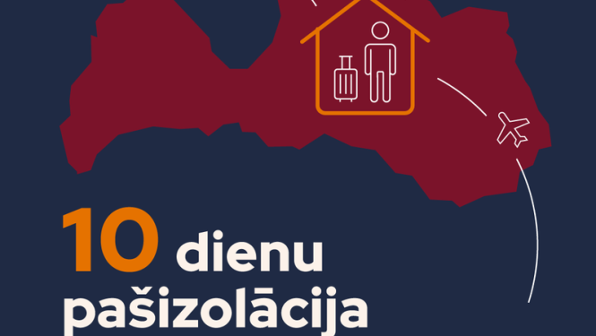 Pēc atgriešanās no ārvalstīm ar augstu saslimstību ar Covid-19, turpmāk jāievēro 10 dienu pašizolācija