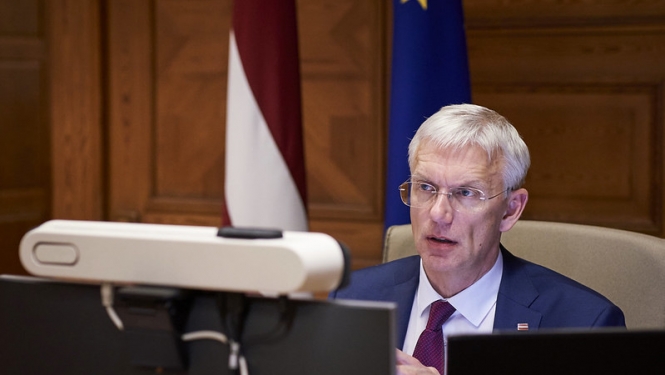 Ministru prezidents videokonferencē ar Renē Fazelu pārrunā Pasaules hokeja čempionāta organizēšanu