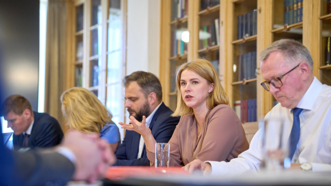 Ministru prezidente Evika SIliņa vada Sadarbības sanāksmi