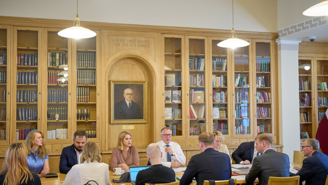 Ministru Prezidente Evika Siliņa vada Sadarbības sanaksmi