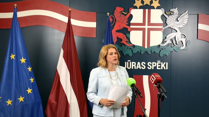 Ministru prezidente piedalās preses konferencē pēc labas gribas koalīcijas videozvana