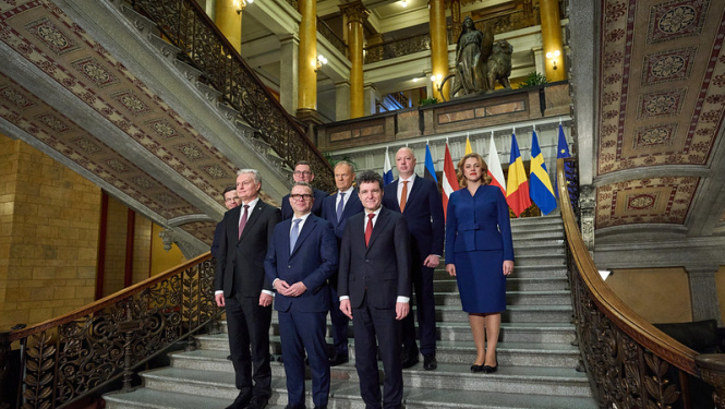 Ministru prezidente Evika Siliņa Somija Helsinkos