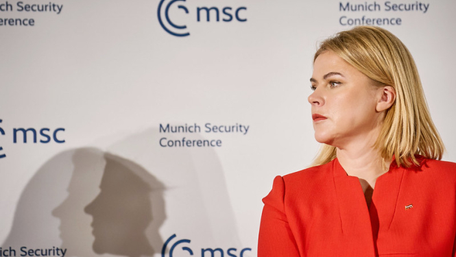 Ministru Prezidente Evika Siliņa Minhenes drošības konferencē 2025 gada