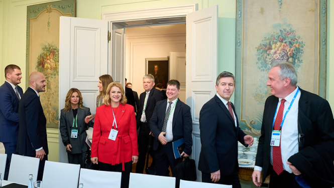 Ministru prezidente Evika Siliņa piedalās Minhenes drošības konferencē 2026