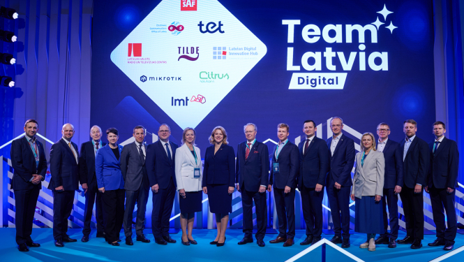 Ministru prezidente Evika Siliņa piedalās digitalizācijas un savienojamības foruma Techritory 2025 atklāšanā