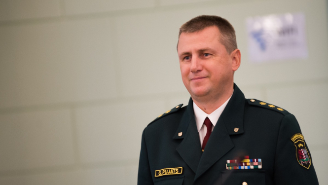 Valsts robežsardzes priekšnieka vietniekam G. Pujātam piešķir ģenerāļa pakāpi