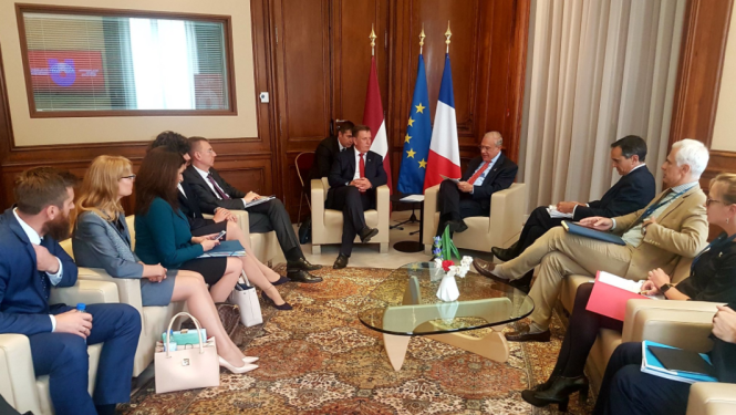 M. Kučinskis ar A. Guriju apspriež Latvijas un OECD sadarbību