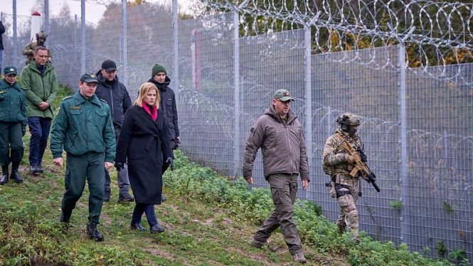 Evikas Siliņas vizīte pie austrumu robežas