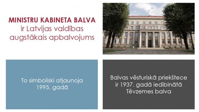 Ministru kabineta balvai virza 16 pretendentus