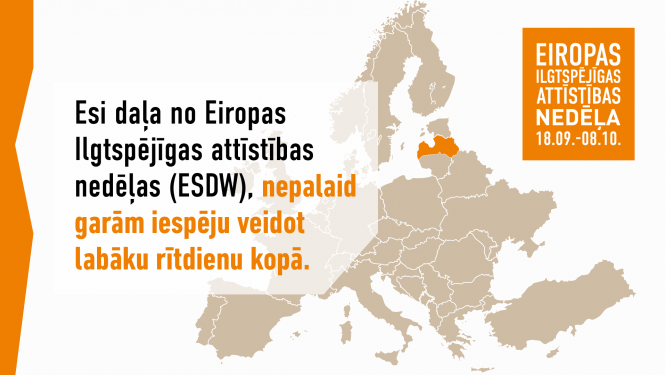 Aicinājums piedalīties Eiropas Ilgtspējīgas attīstības nedēļā 2023