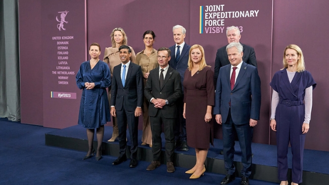Apvienoto reaģēšanas spēku (Joint Expeditionary Force, JEF) valstu vadītāji