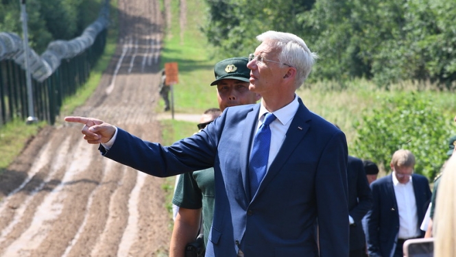 Ministru prezidents Krišjānis Kariņš apmeklē Austrumu robežu
