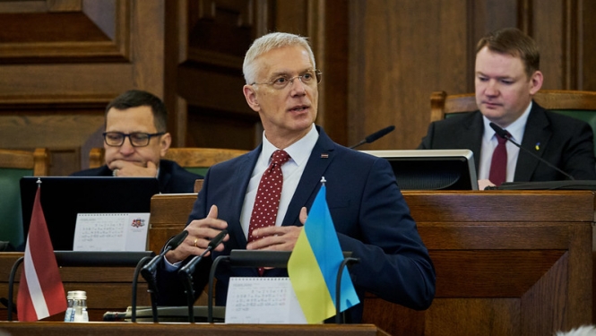 Ministru prezidents Krišjānis Kariņš piedalās Saeimas sēdē