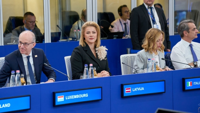 Ministru prezidente E.Siliņa neformālajā Eiropadomē