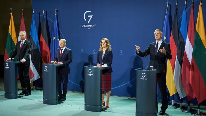 Ministru prezidents Krišjānis Kariņš tiekas  ar Vācijas kancleru Olafu Šolcu