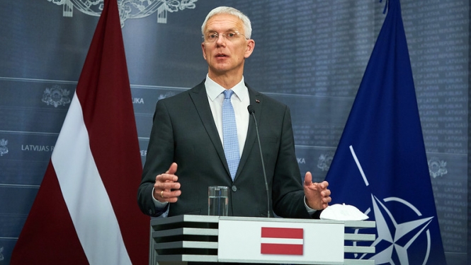 Foto: Ministru prezidents Krišjānis Kariņš