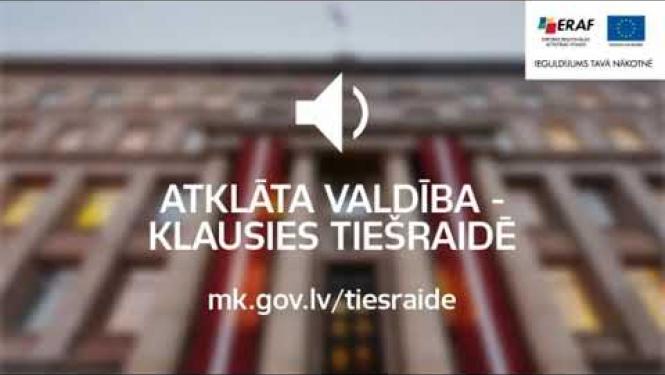 Ministru kabineta sēde (attālinātā audio formā) 01.12.2020