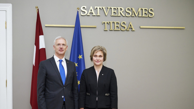 Satversmes tiesu apmeklē Ministru prezidents Krišjānis Kariņš