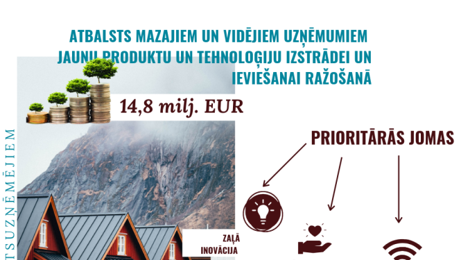 2020. gada otrajā pusē plānots jauns atbalsts MVU jaunu produktu un tehnoloģiju izstrādei un ieviešanai ražošanā