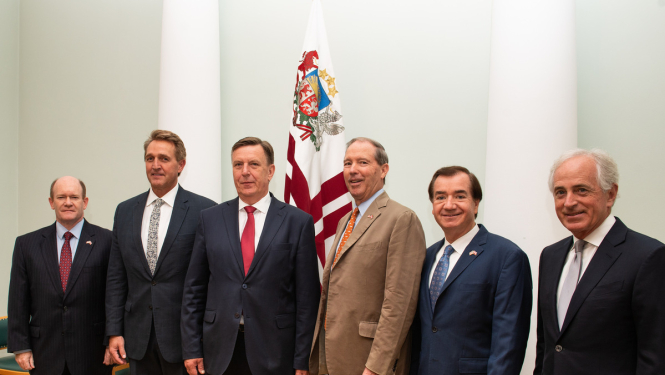 Ministru prezidents sarunā ar ASV Kongresa delegāciju uzsver Baltijas valstu un ASV ilgtermiņa partnerības nozīmi