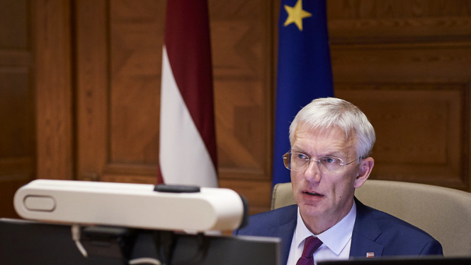 Ministru prezidents videokonferencē ar Renē Fazelu pārrunā Pasaules hokeja čempionāta organizēšanu