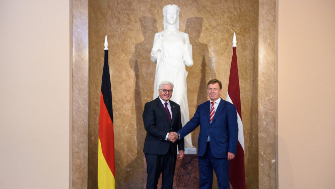 M. Kučinskis tiekas ar Vācijas prezidentu