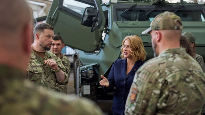 Ministru prezidente Evika Siliņa darba vizītē Ukrainā