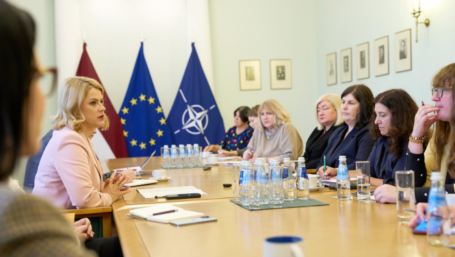 Ministru prezidente Evika Siliņa tiekas ar reģionālo mediju pārstāvjiem