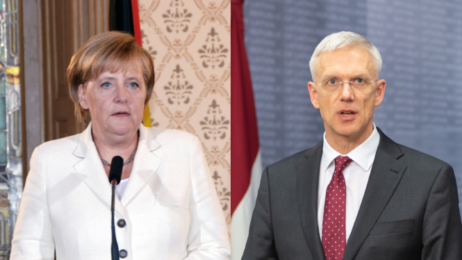 Ministru prezidents tiksies ar Merkeli