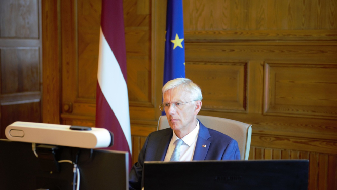 Kariņš un Kazāks uzsver nepieciešamību vairot ekonomikas izaugsmi un konkurētspēju ar 2021. gada valsts budžeta palīdzību