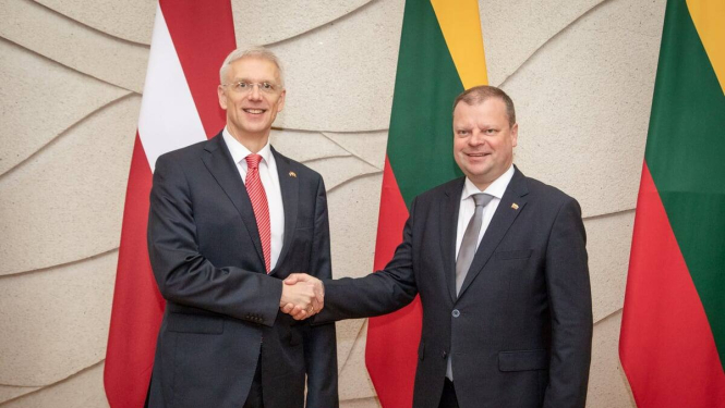 Ministru prezidents: Latvija un Lietuva ir cieši sabiedrotie
