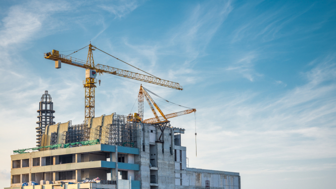 Attēls ar daudzdzīvoklu mājām