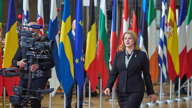 Evika Silina piedalās neformālajā Eiropadomē