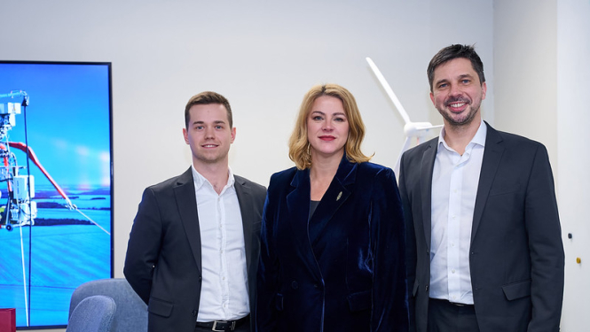 FOTO: Ministru prezidente Evika Siliņa ceturtdien, 19. februārī, apmeklēja uzņēmumu “Aerones”.