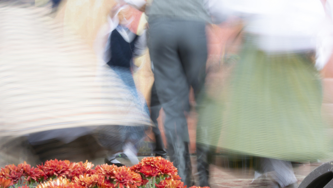 Bērni dejo deju svetkos